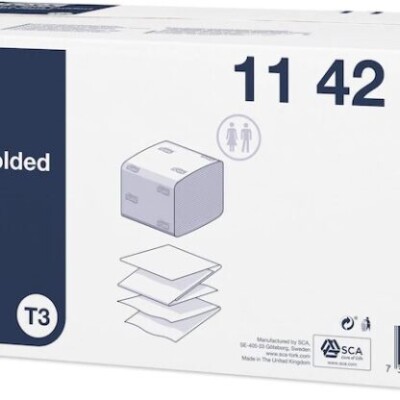 Extra weiches Einzelblatt Toilettenpapier Premium T3 2-Lagig Weiß