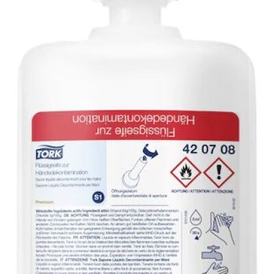 Flüssigseife zur Händedekontamination (Biozidprodukt) S1 Transparent