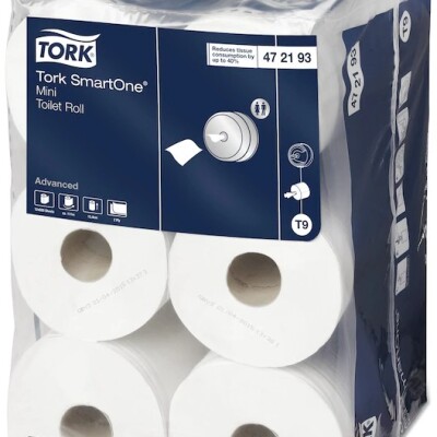 SmartOne® Mini Toilettenpapier T9 Weiß