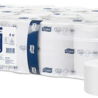 Hülsenloses Midi Toilettenpapier Advanced T7 2-Lagig Weiß